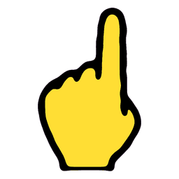 topLeft showing 1 fingers